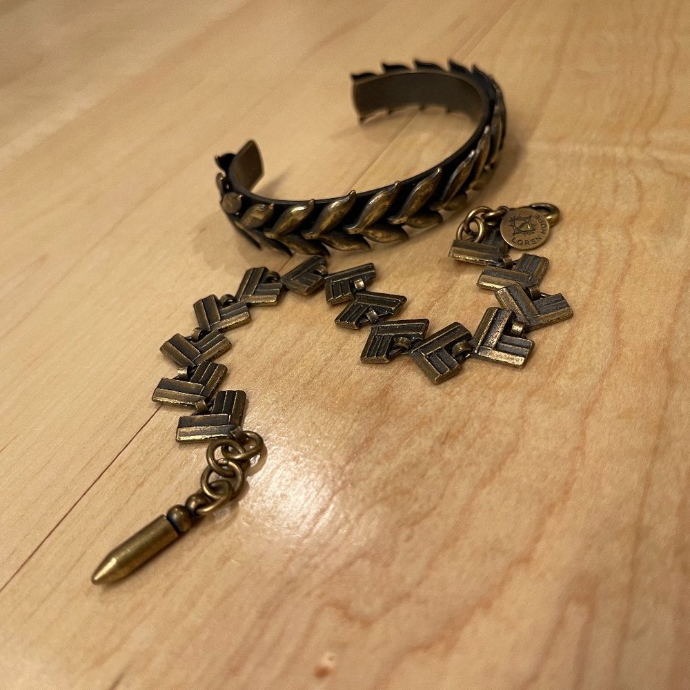 Loren Hope Athena Cuff and Xena Bracelet
